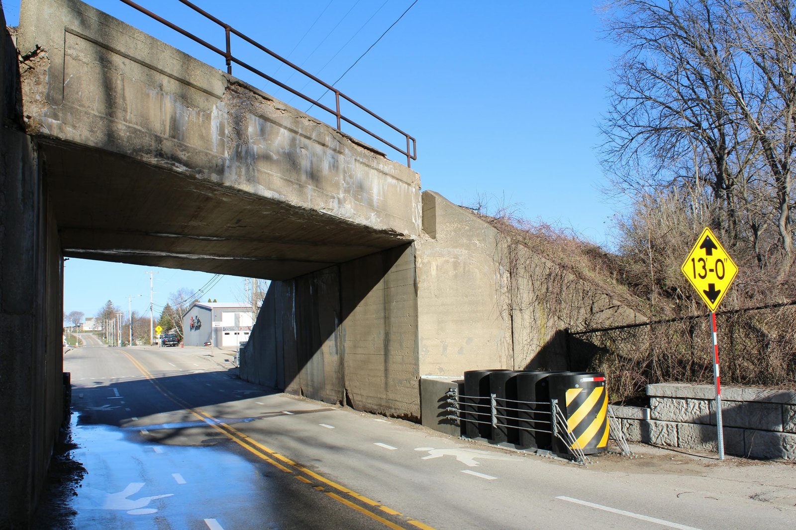 West abutment